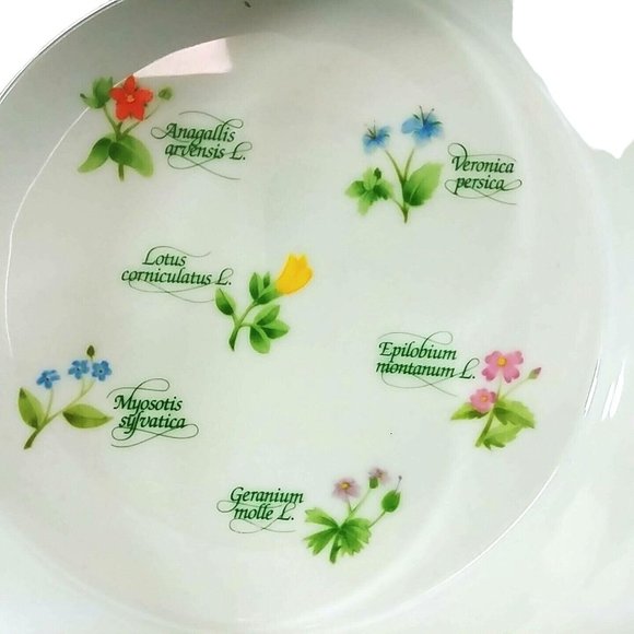 Anchor Hocking Souffle Bowl 1.5 Quart Floret Pattern Vintage Modern Farmhouse - Picture 3 of 7